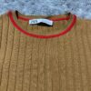 Top de punto marrón de Zara - Imagen 2